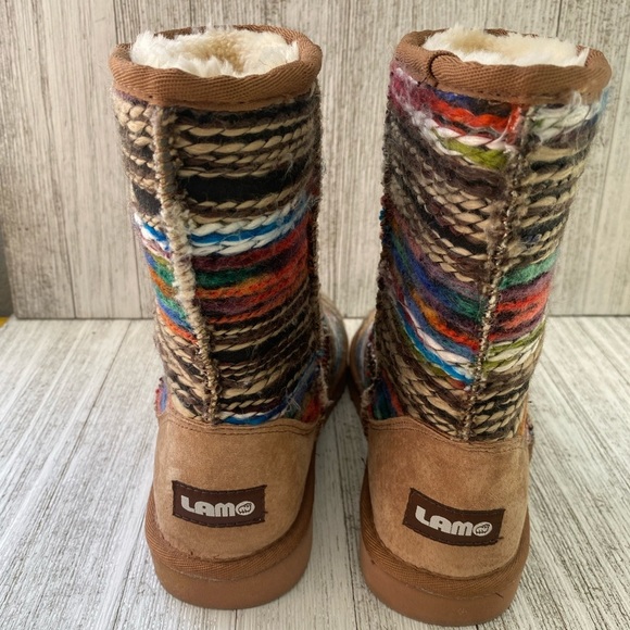 Lamo -  Juarez Chestnut Multicolor Women's Winter Boots size 6 - Picture 3 of 7